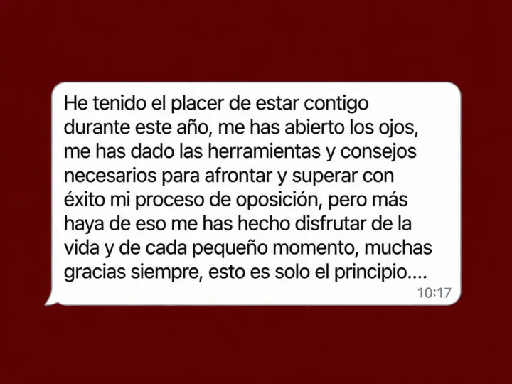 Testimonio anónimo recibido por WhatsApp 1
